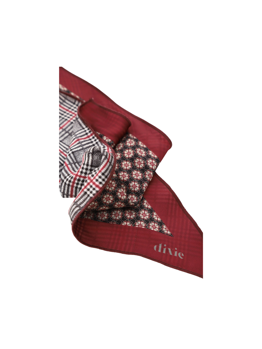 Foulard con microfantasia Dixie bordeaux 9687Y001A BORDEAUX Dixie 