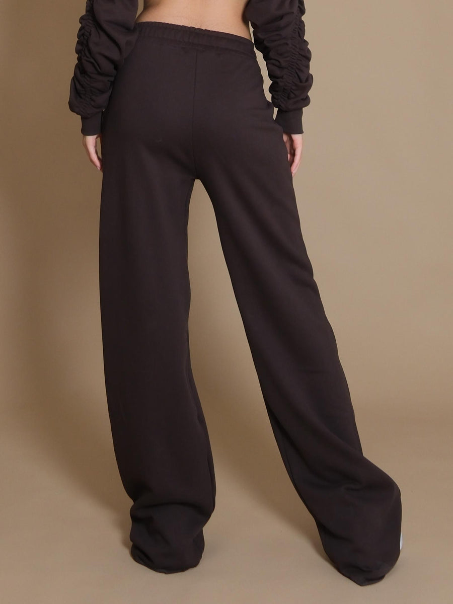 Pantalone Hinnominate dritto in felpa moro HMABW01038 MORO Hinnominate 