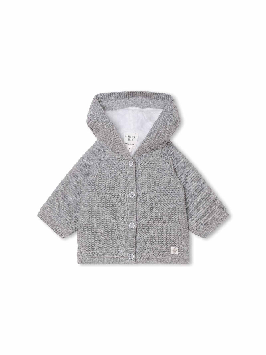 Felpa in maglia grigia Y96078 A06 Carrement Beau 