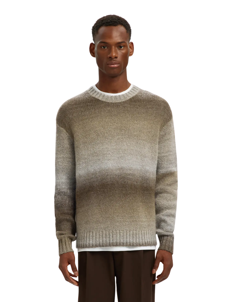 Maglione Selected multicolor degradè 16090718 CHINCHILLA Selected 