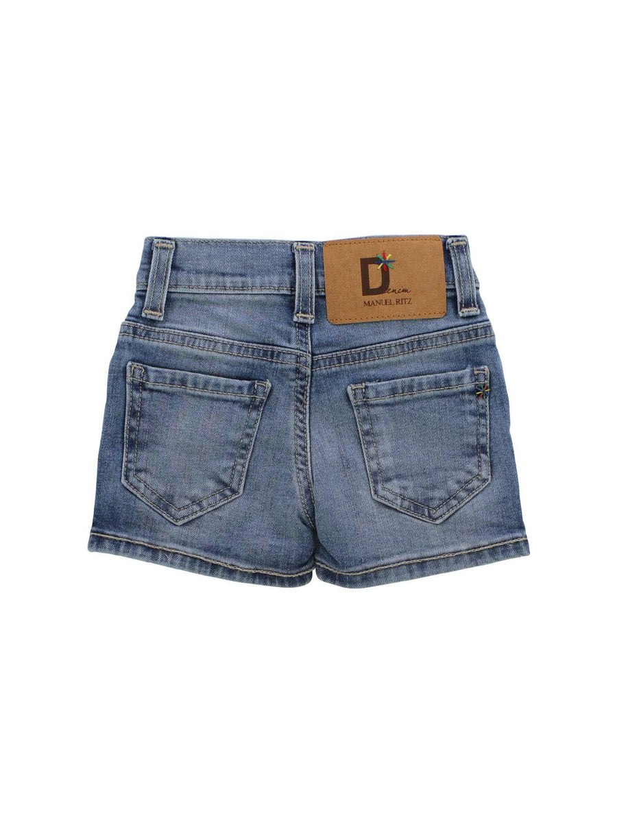 Shorts in denim MR2406 BLU Manuel Ritz 