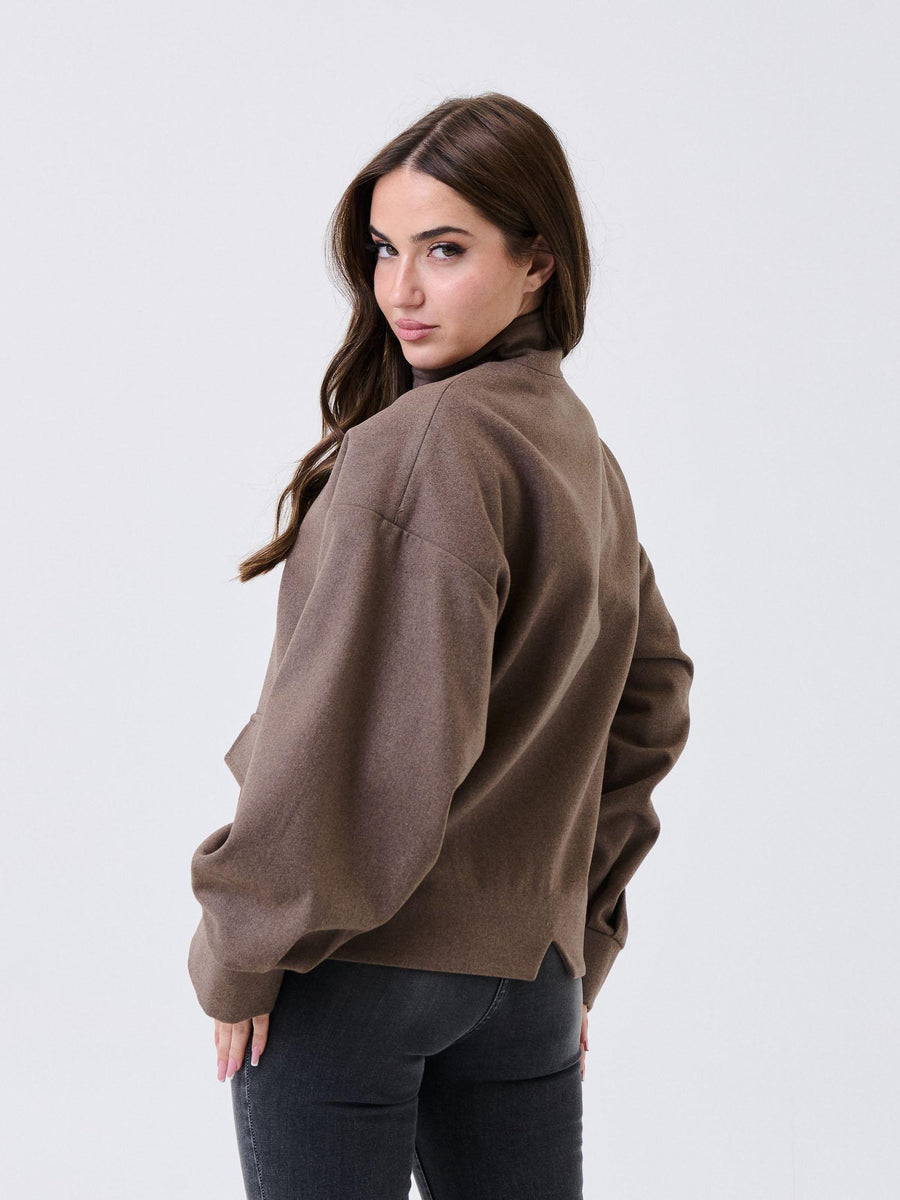 Cappotto corto Silence Limited taupe SLGI009 TAUPE Silence Limited 