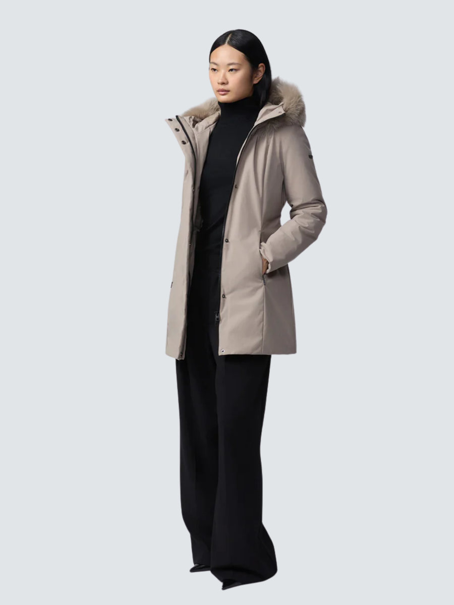 Giubbino Parka imbottito Refrigiwear beige W99108 A00220 Refrigiwear 