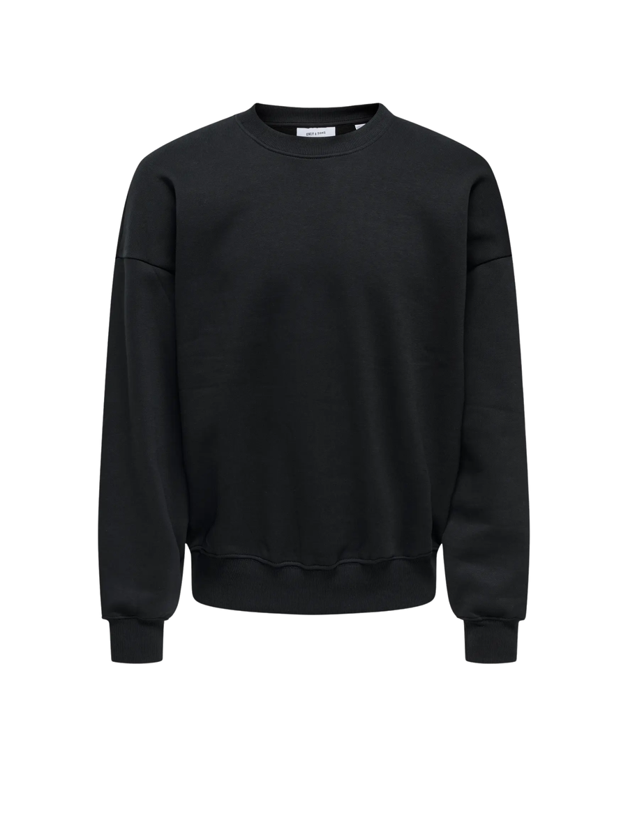 Felpa "Turner" Only & Sons nera 22030978 BLACK Only & Sons 