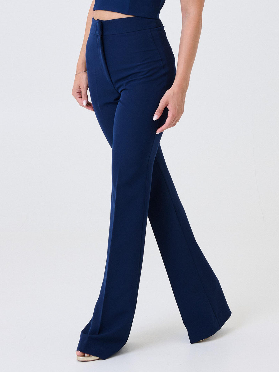 Pantalone "flare" Silence Limited blu navy NP2003GOLD NAVY Silence Limited 