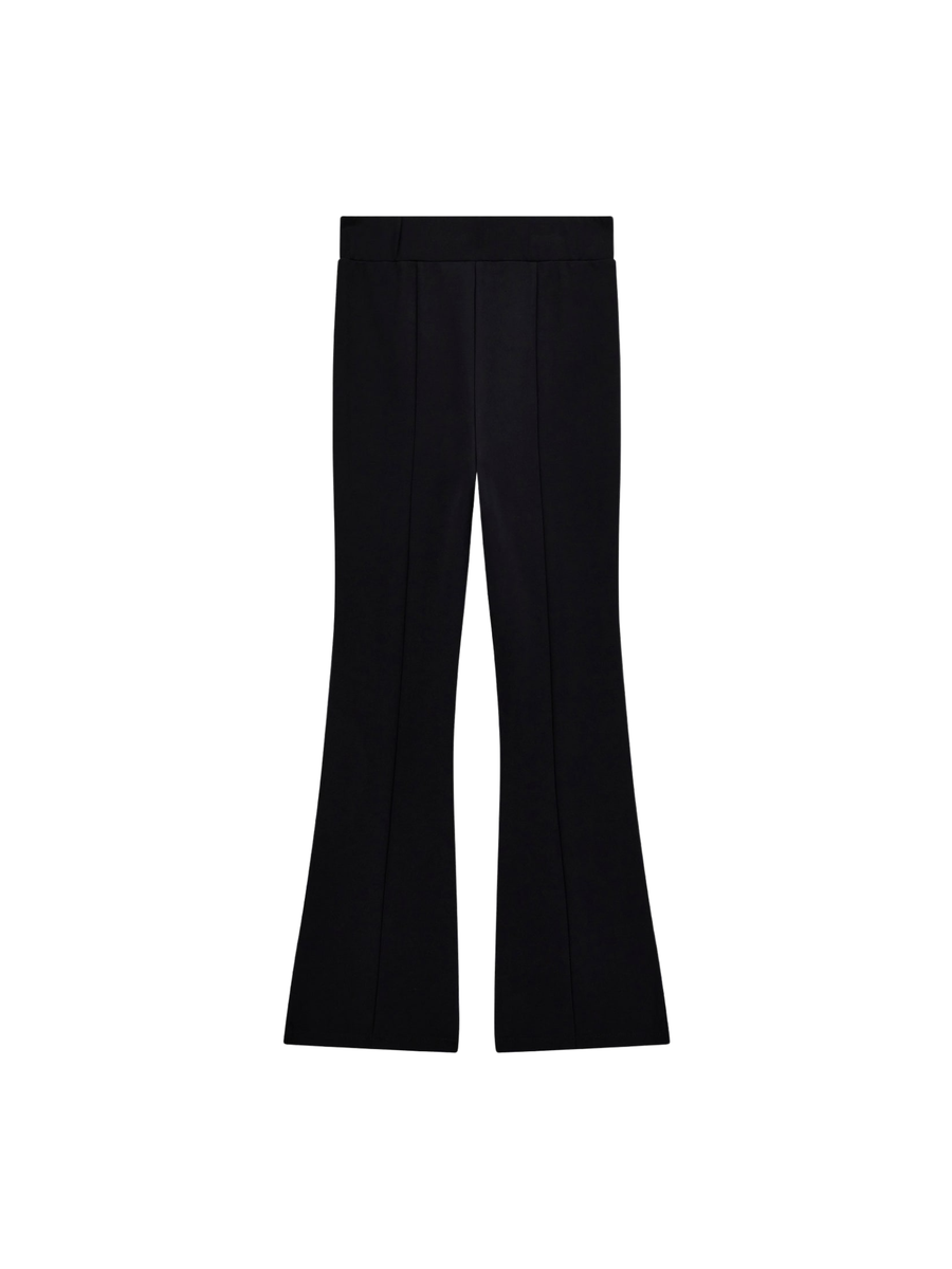 Pantalone flare Guess nero con dettaglio logo J5YB05KCY62 JBLK Guess 