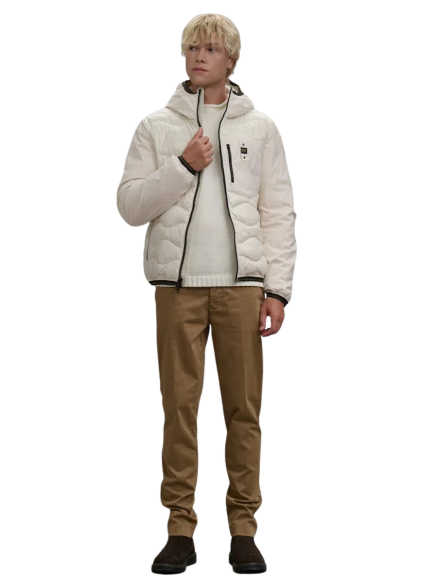 Giubbino "Albert" Blauer bianco BLUC08078 129 Blauer 