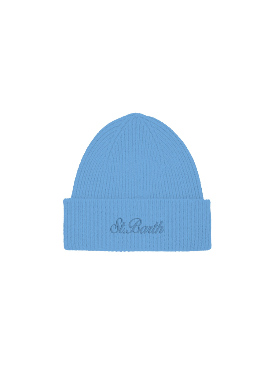 Cappello "23" Saint Barth azzurro a costine MOS0004 00042I MC2 SAINT BARTH 