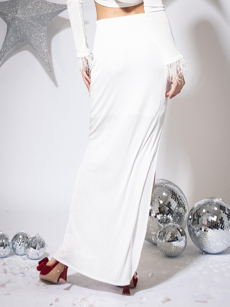 Gonna lunga Haveone burro drappeggiata GVSM068 BURRO Haveone 