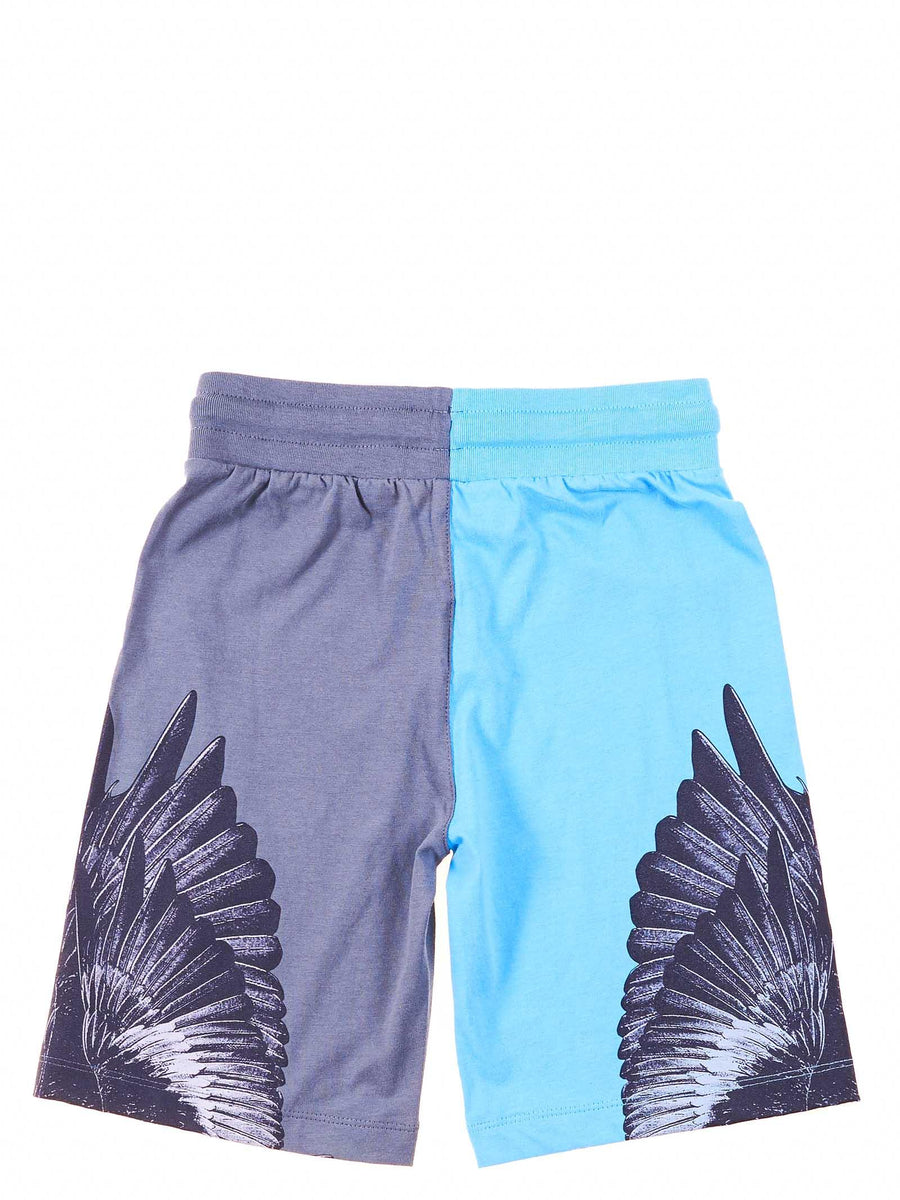 Bermuda azzurro e antracite 3250 B033 Marcelo Burlon 