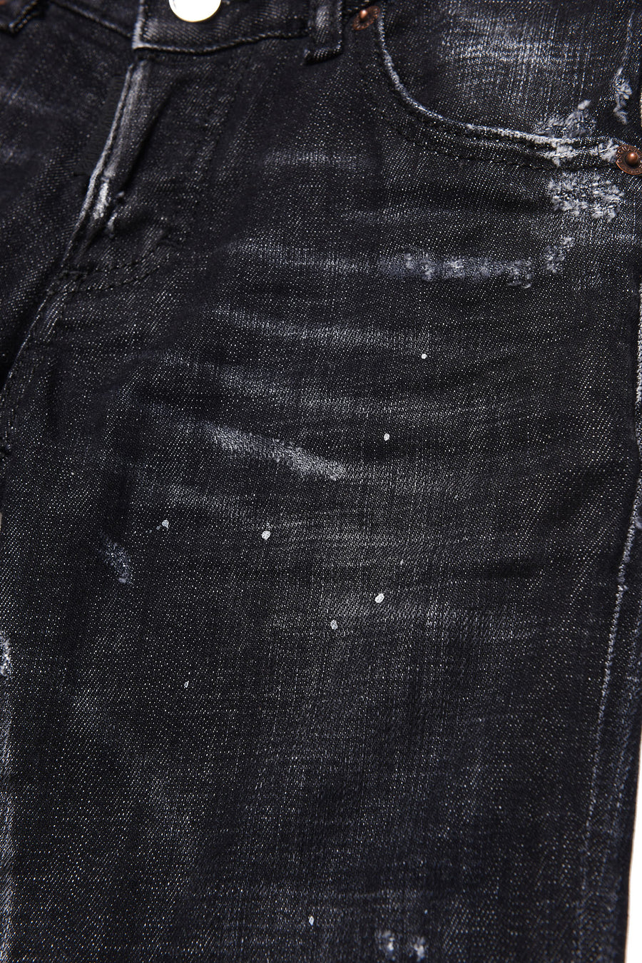 Jeans nero con sfumature Dsquared