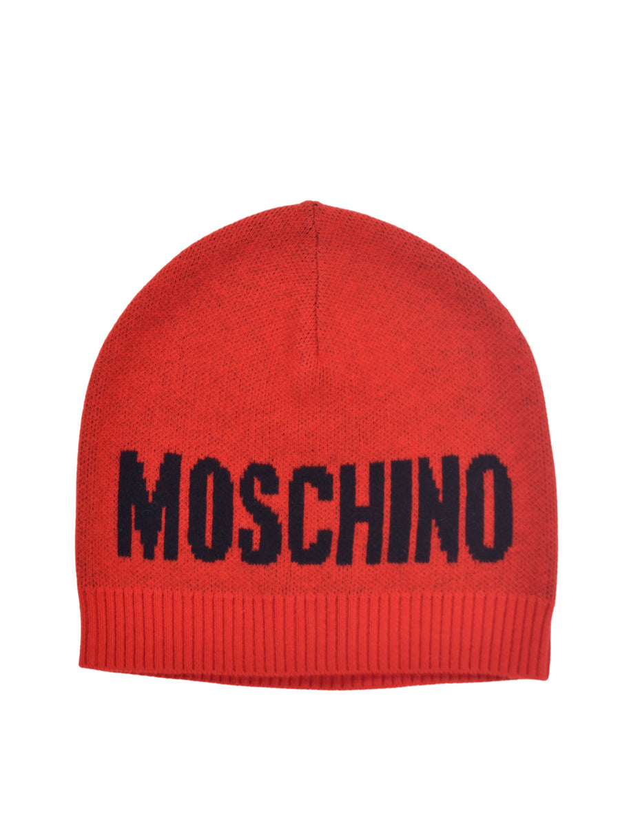 Cappello rosso Moschino