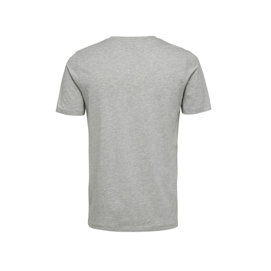 T-shirt basic grigio Selected