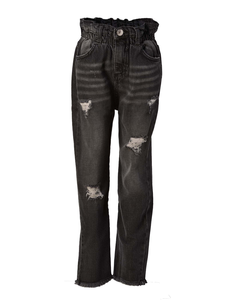 Jeans mom fit nero