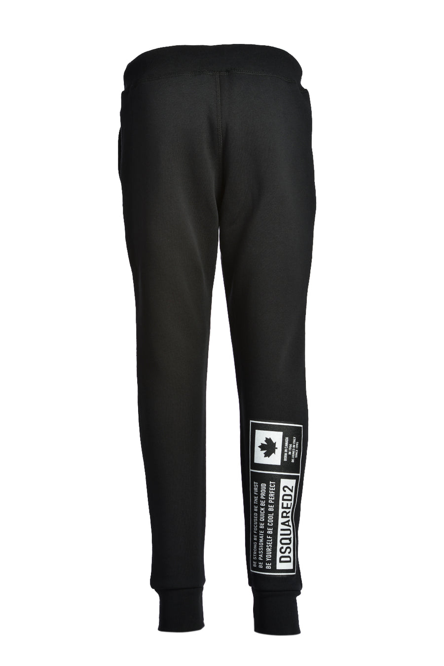 Pantalone jogging nero con logo