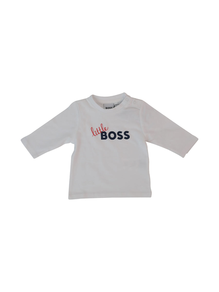 T-shirt bianca little Boss