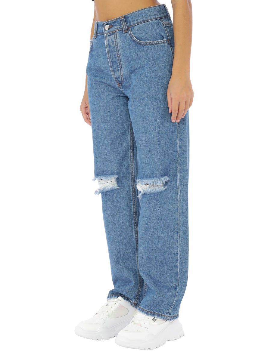 Jeans boyfriend con strappi