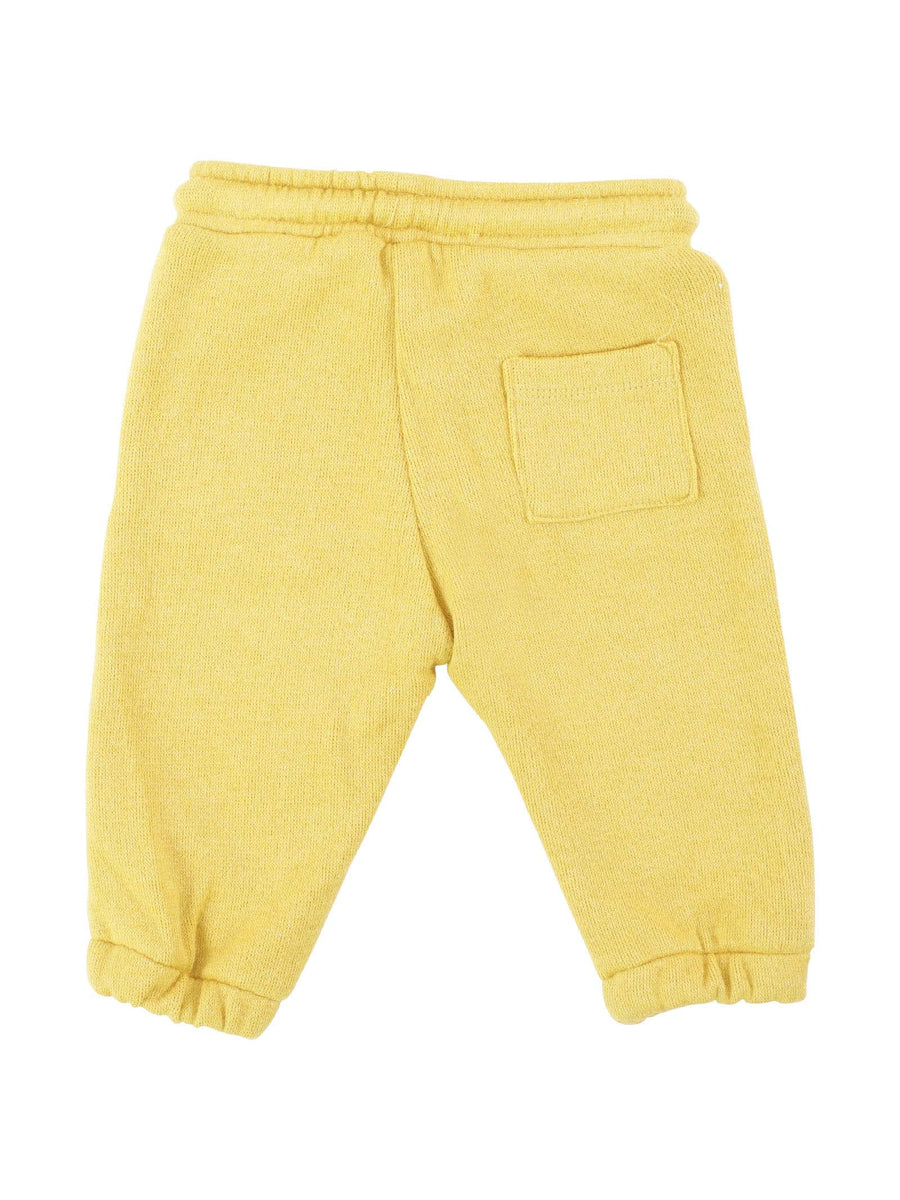 Pantalone giallo con vita elasticizzata