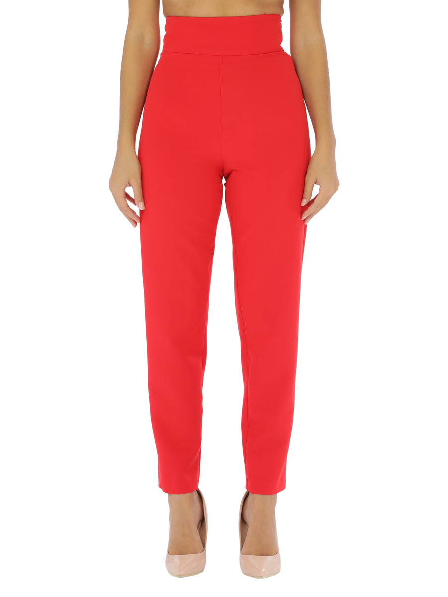 Pantaloni Orione rosso corallo