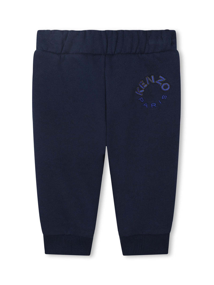 Pantalone di tuta blu con patch