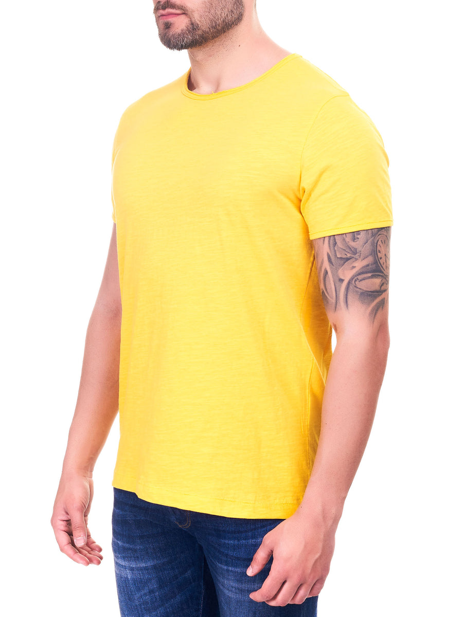 T-shirt basic gialla