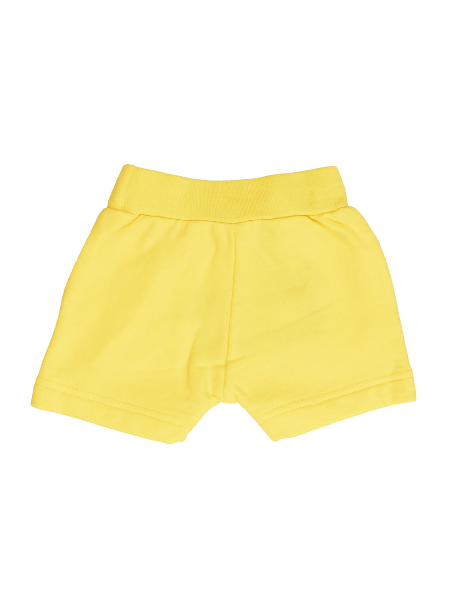 Shorts tuta giallo con stampa