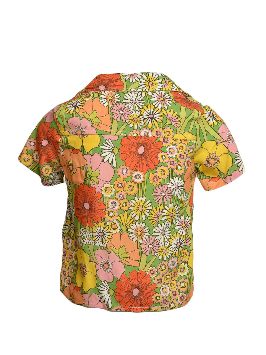 Camicia floreale colorata