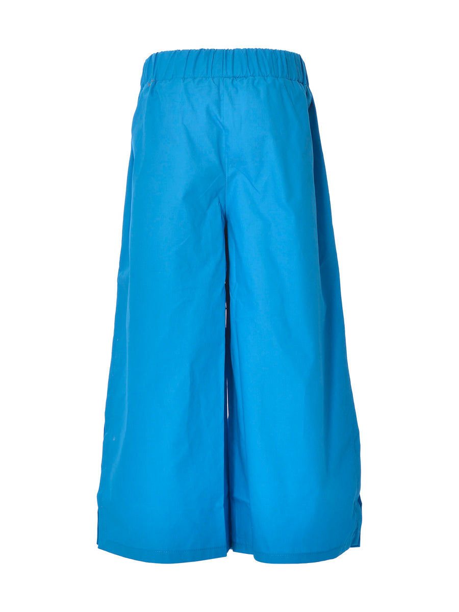 Pantalone culotte turchese