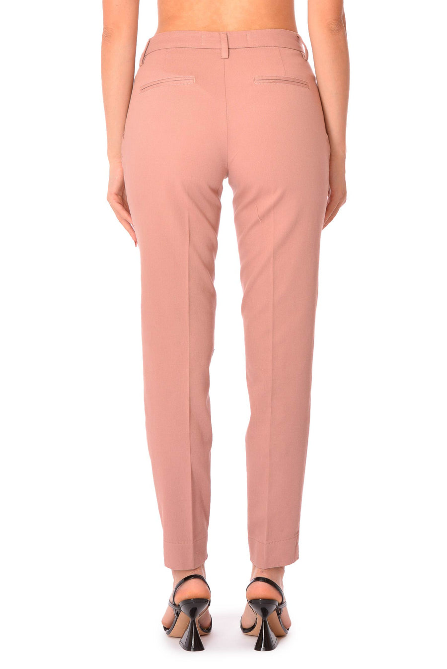 Pantalone capri rosa