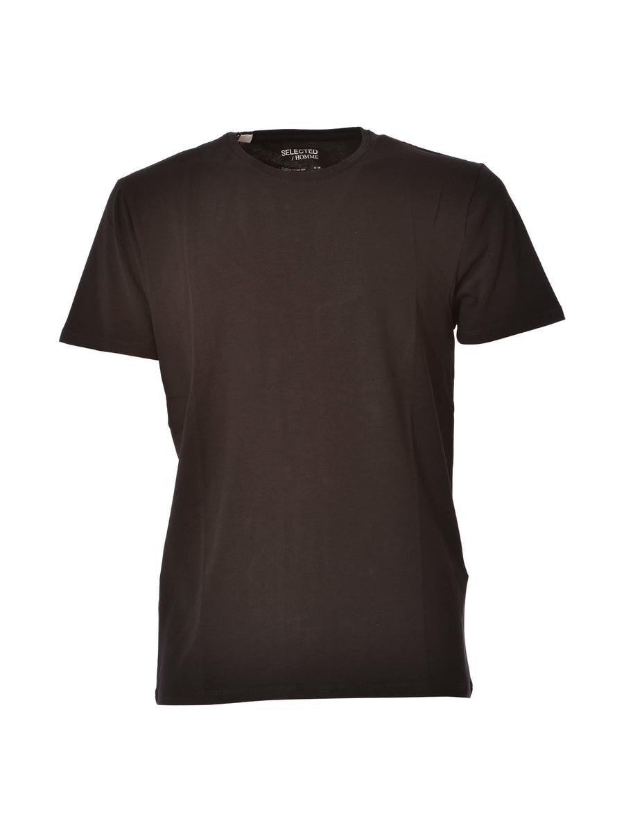 T-shirt basic in cotone nero