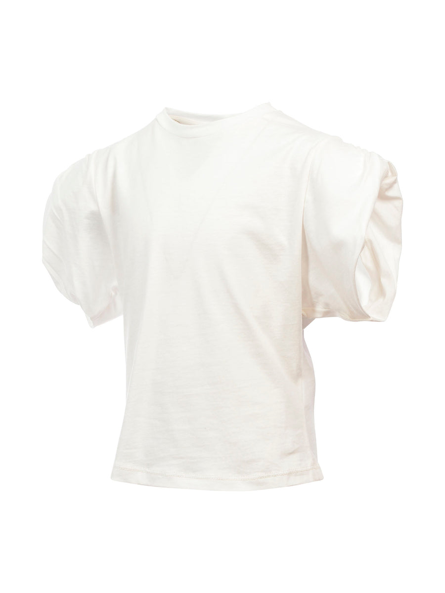 T-shirt bianca con spalline