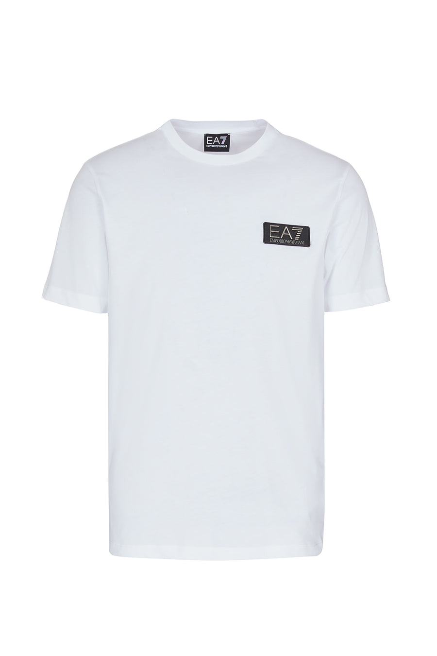 T-shirt bianca con patch