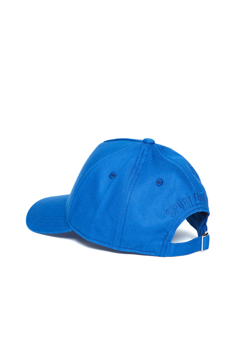 Cappello blu elettrico con patch logo