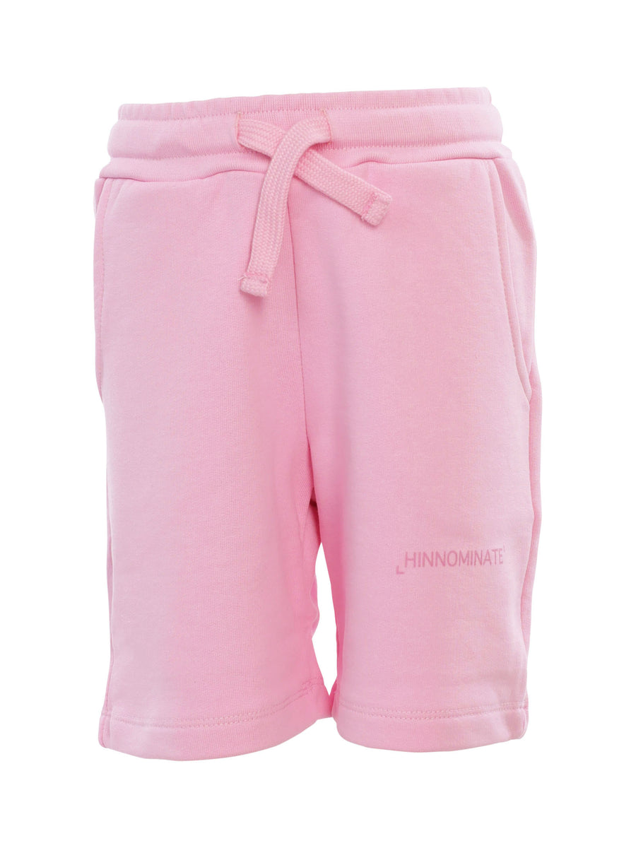 Shorts rosa con stampa