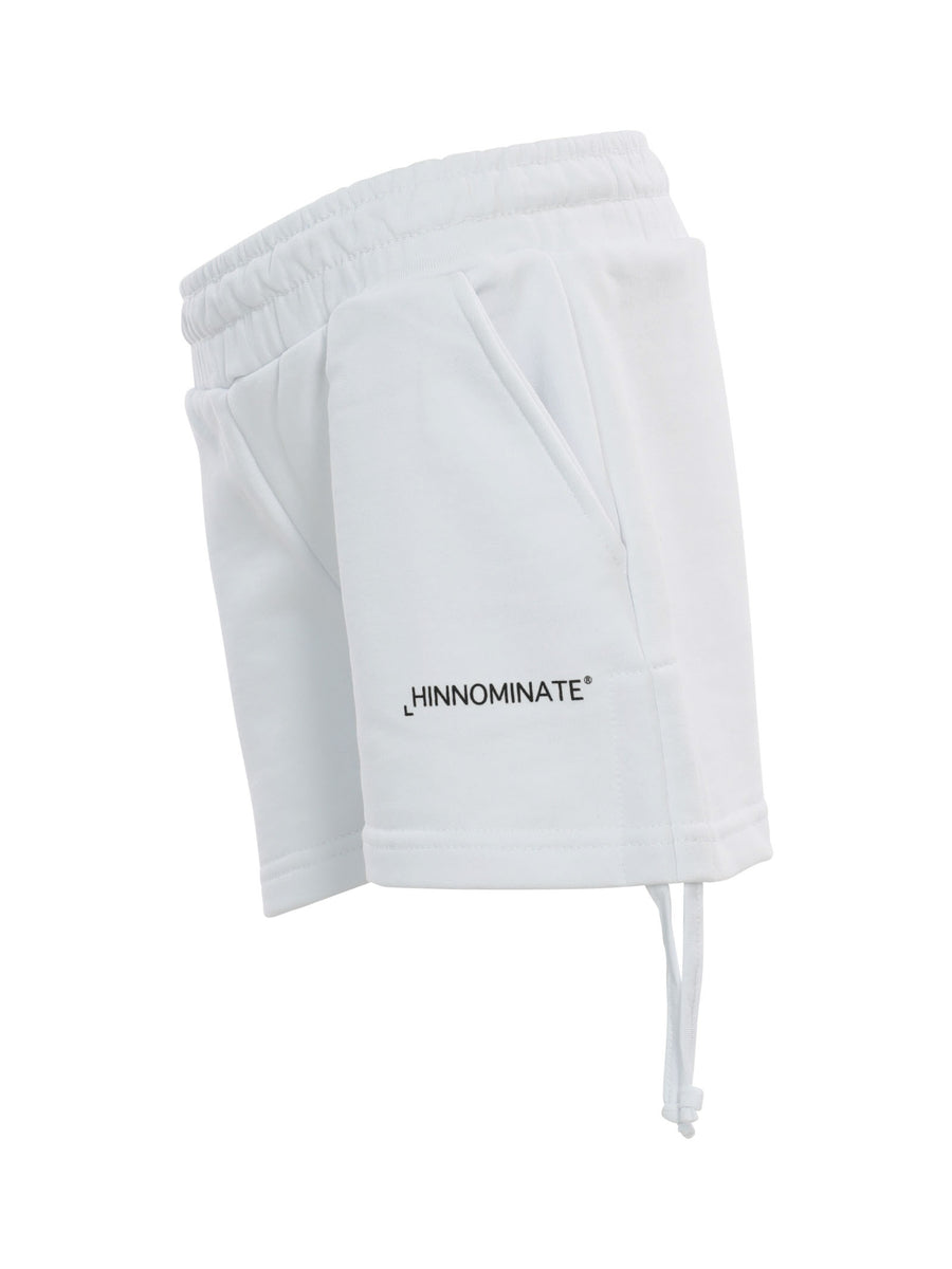 Shorts bianco con coulisse