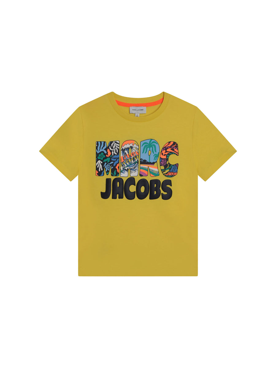 T-shirt gialla tropical