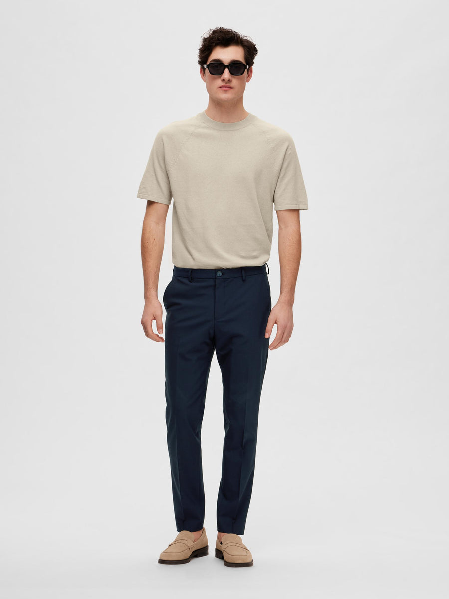 Pantalone Elon slim fit blu