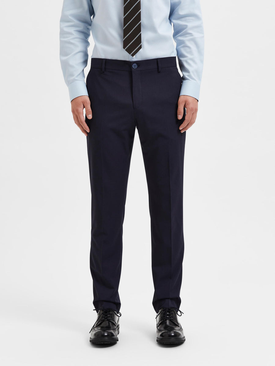 Pantaloni formali blu navy