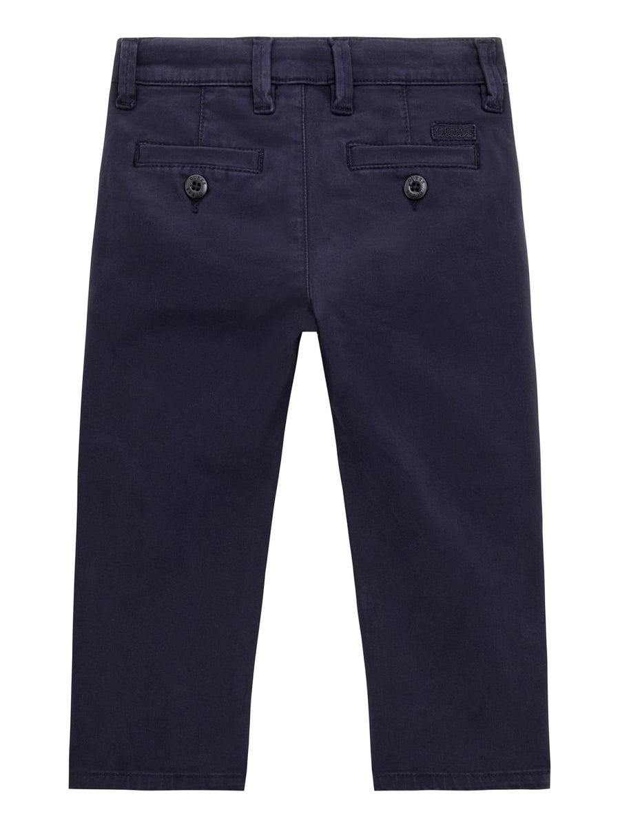 Pantaloni in cotone blu scuro