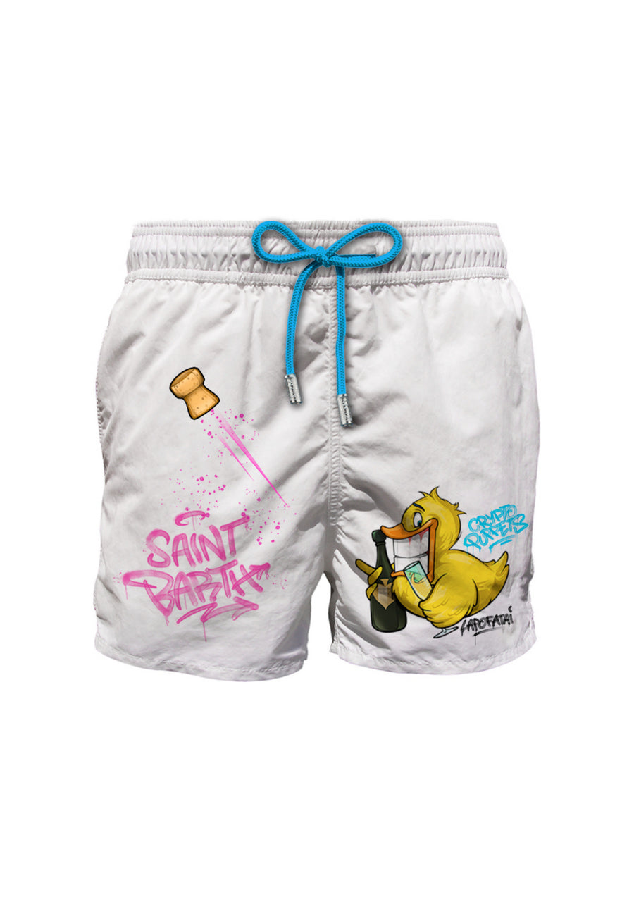 Costume shorts Gustavia Ducky Champagne